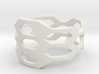 Honeycomb Wide Ring 3d printed 