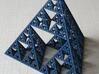 Sierpinski tetrahedron level 5 3d printed Printed in blue WSF