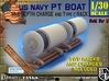 1-30 PT Boat Depth Charge W Rack Set 1 3d printed 