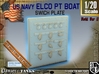 1-20 PT Boat Swich Plate 3d printed 