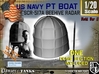 1-20 PT Boat Beehive Radar Dome 3d printed 