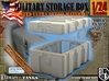 1-24 Military Storage Box For FUD 3d printed 