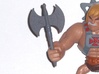 Battle Axe for the New Mini figures 3d printed painted darker gray