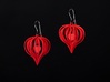 Earrings Heart In Heart - 2 Pcs 3d printed 