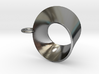 Moebius pendant with loop 3d printed 