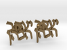 Hebrew Name Cufflinks - "Yaakov HaCohen" 3d printed 