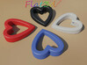 Cord Pull Heart 3d printed Pull cord - heart shaped