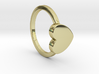 Heart Ring Size 5 3d printed 