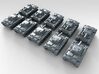 1/600 German VK 20.01 (D) Medium Tank x10 3d printed 3d render showing product detail