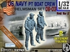 1/32 USN PT Boat Helmsman Set 06-03 3d printed 