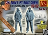 1/24 USN PT Boat Helmsman Set 06-02 3d printed 