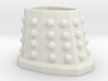 Dalek Planter (with Hole) 3d printed 