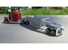 000593 Bottem dump trailer HO 3d printed 