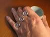 Button Up Ring 3d printed drinking sake