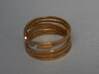 RING Nº2 Size 7 3d printed Ring Nº2 in Polished  Brass.