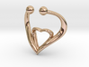 The Heart Fake septum ring nose, ring septum jewel 3d printed 
