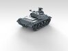 1/144 German LeKpz M41 90mm GF Light Tank 3d printed 3d render showing product detail