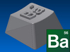 Breaking Bad - "Ba" Keycap (R1, 1x1) 3d printed 
