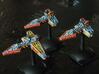 VA200A Light Cruiser Squadron Pack 3d printed Painted model