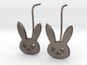 D.Va bunny earring studs 3d printed 