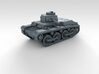 1/285 German Pz.Kpfw. T 15 Experimental Light Tank 3d printed 3d render showing product detail