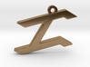 Letter ZAYIN - Paleo Hebrew -  With Chain Loop 3d printed 