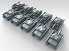 1/700 German StuG IV Tank Destroyer x10 3d printed 3d render showing product detail