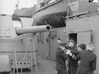 1/700 HMS Rodney 6" MKXXII Guns x6 3d printed Photo showing Sighting Ports on HMS Rodney