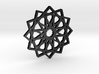 12-fold Islamic Star Pendant (without loop) 3d printed 