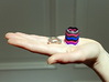 "Hitten Hearts " two or more parts fits together 3d printed you can build a tower to your finger