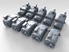 1/600 Russian Kornet EM Tank Destroyer x10 3d printed 3d render showing product detail