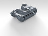 1/144 German Pz.Kpfw. III/IV Medium Tank 3d printed 3d render showing product detail
