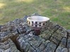 Polished Silver Maze Ring Size 8.25 3d printed Picture is after i added resin to it