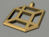 cube pendant 3d printed 