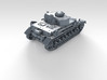 1/160 German Pz.Kpfw. IV Ausf. E Medium Tank 3d printed 3d render showing product detail
