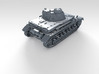 1/160 German Pz.Kpfw. IV Ausf. C Medium Tank 3d printed 3d render showing product detail