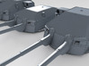 1/350 DKM 20.3cm/60 SK C/34 Guns with Bags 1941  3d printed 3d render showing set with Blast Bags