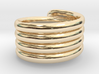 Coiled Ring  Size 10 3d printed 