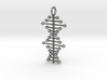 Stylized DNA Pendant 3d printed 