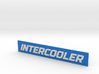 INTERCOOLER Badge 3d printed 