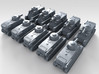 1/600 Czech Kolohousenka Light Tank x10 3d printed 3d render showing product detail