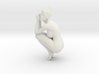 Sitting or squatting girl 016 3d printed 