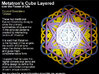 Sacred Geometry: 125mm Metatrons Cube & Flower of  3d printed 