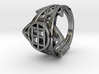 Enneper Curve Twin Ring 3d printed Enneper Curve Twin Ring