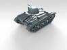 1/160 (N) WW2 Russian T-60 Scout Tank  3d printed 3d render showing product detail