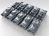 1/700 Czech ST vz. 39 Medium Tank x10 3d printed 3d render showing product detail