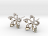 Floral Plumaria Earrings 3d printed 