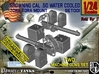 1/24 Cal 50 M2 Water Cooled Set001 3d printed 