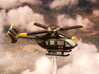 Eurocopter UH-72 Lakota 6mm 1/285 3d printed Eurocopter America UH-72A Lakota in US Air Force medevac colors