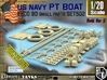 1/20 PT Boat Small Parts Set502 3d printed 